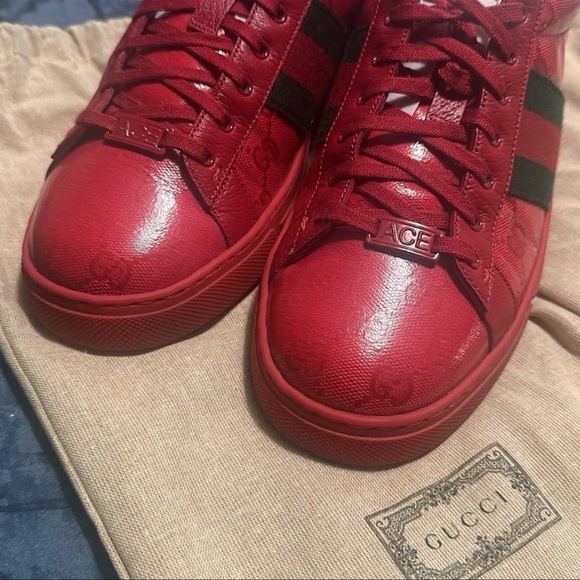 Gucci Ace GG Crystal Canvas for Men’s - Picture 7 of 12